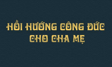 hồi hướng công đức cho cha mẹ